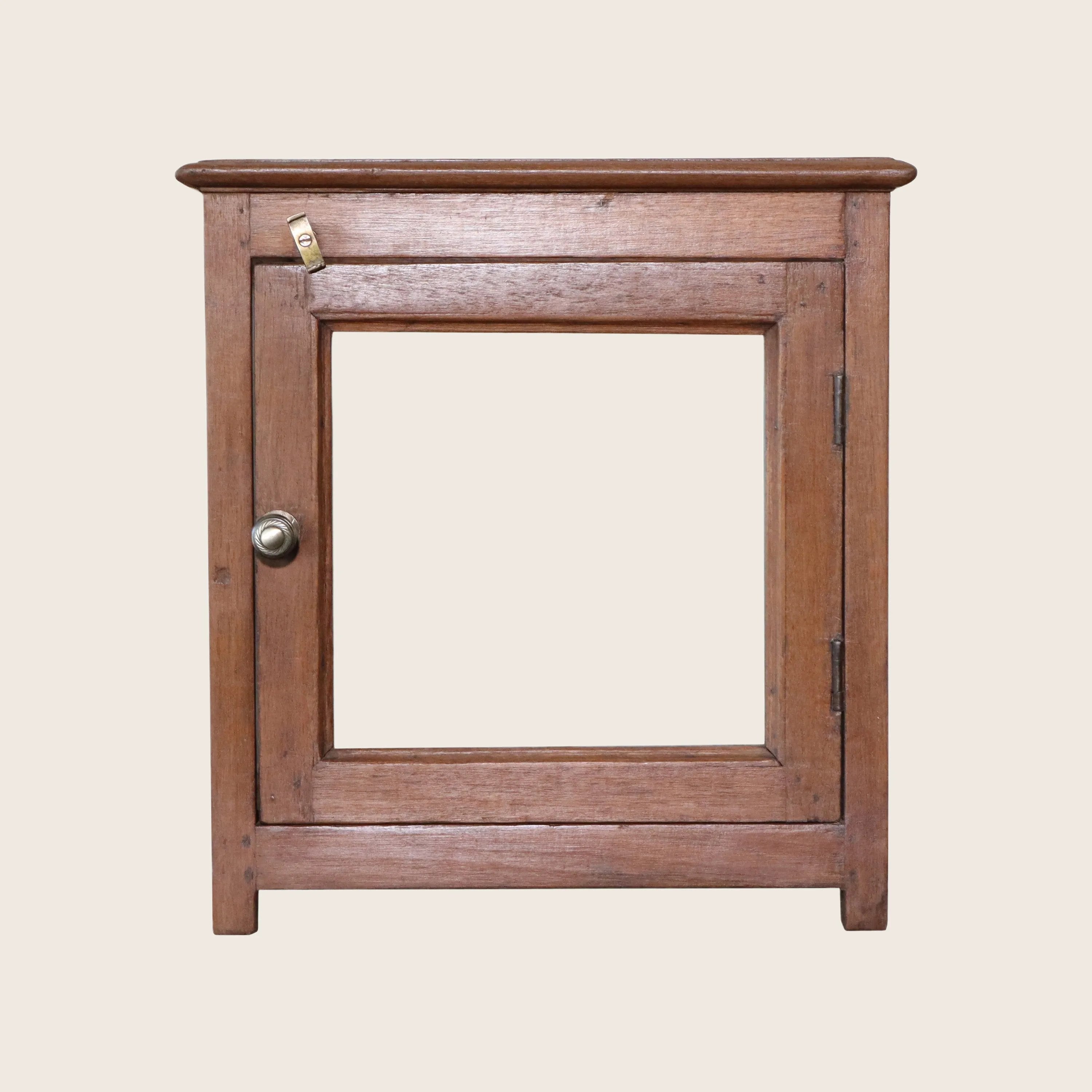 Vintage-Holzvitrine
