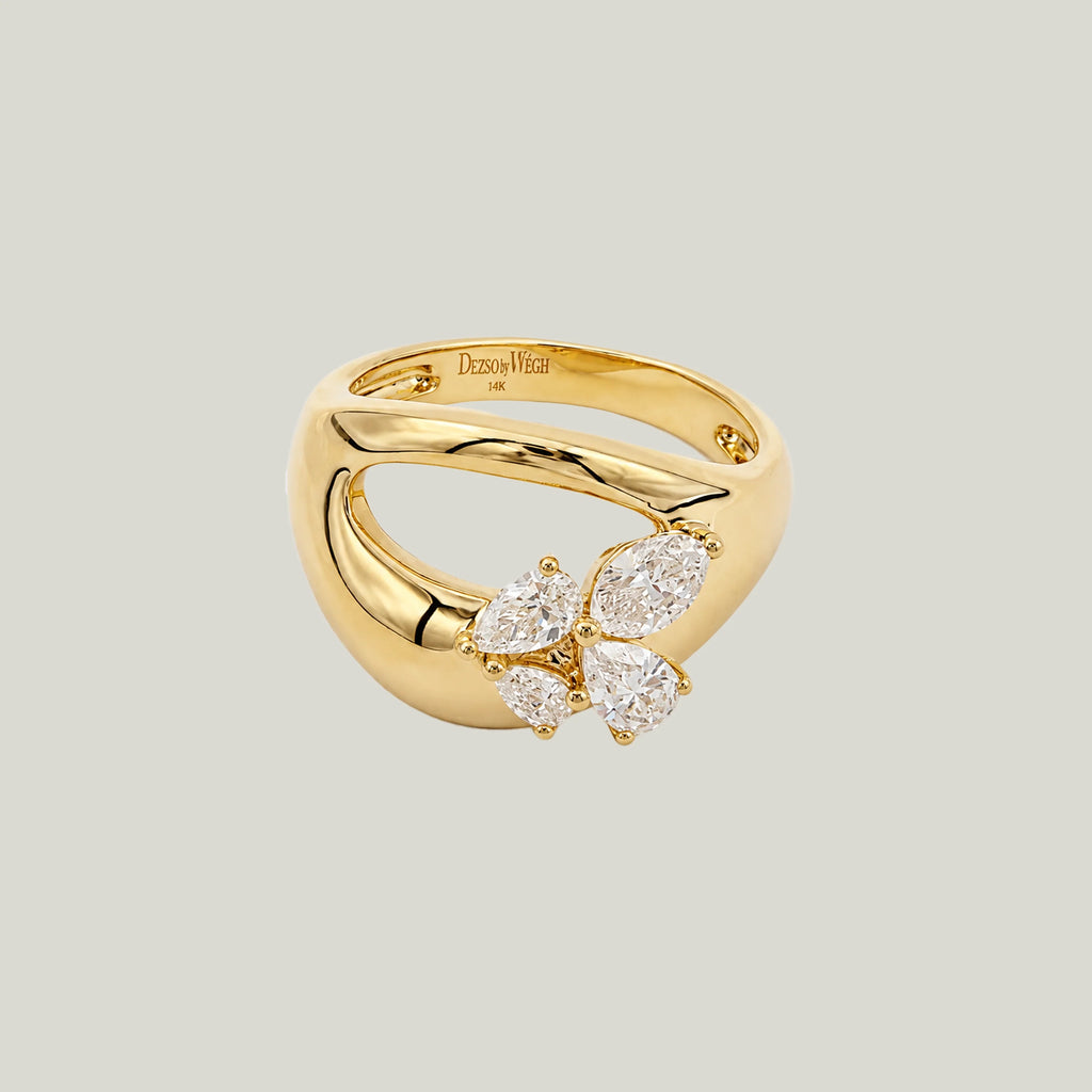 Open Trellis Dome Ring