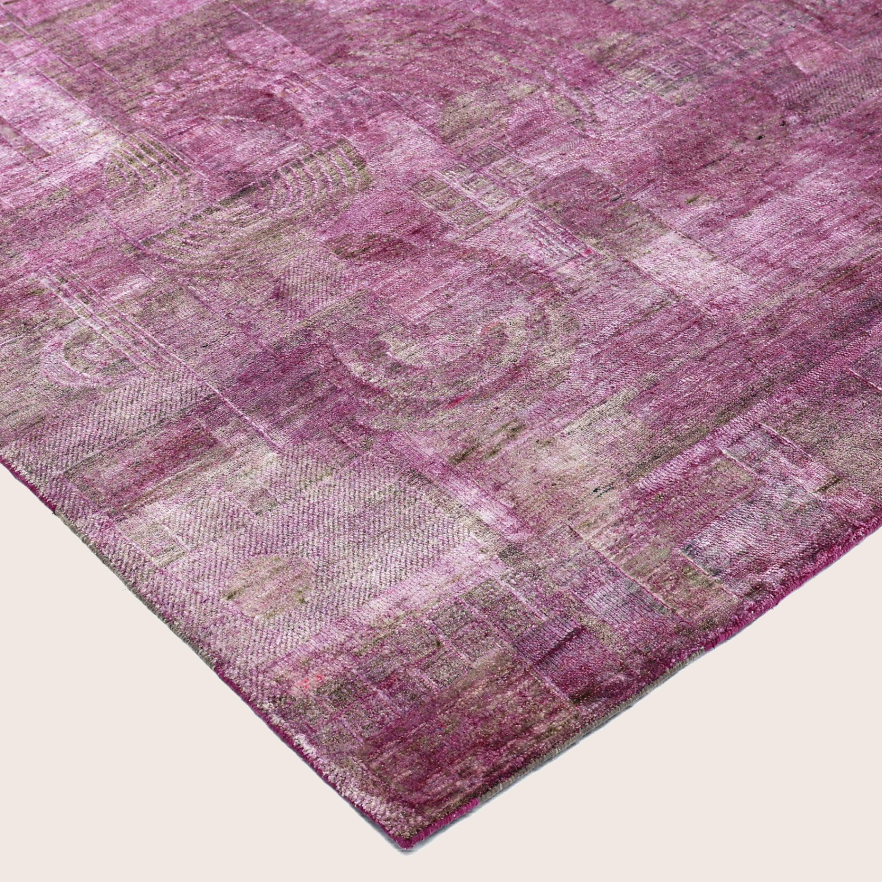 Rosa Alchemy Contemporary Silk Rug - 9' x 12''