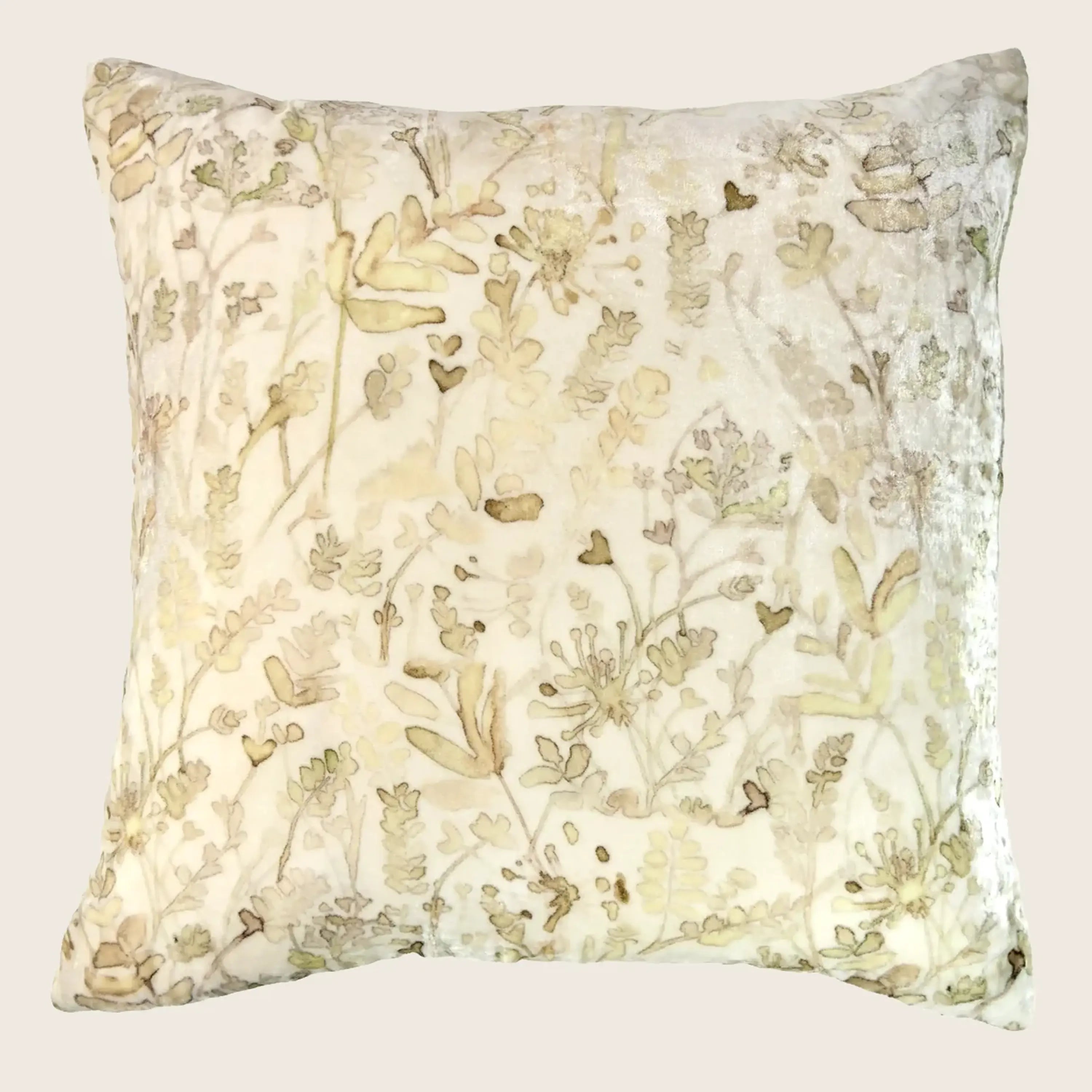 Ghost Print Silk Samt Kissen