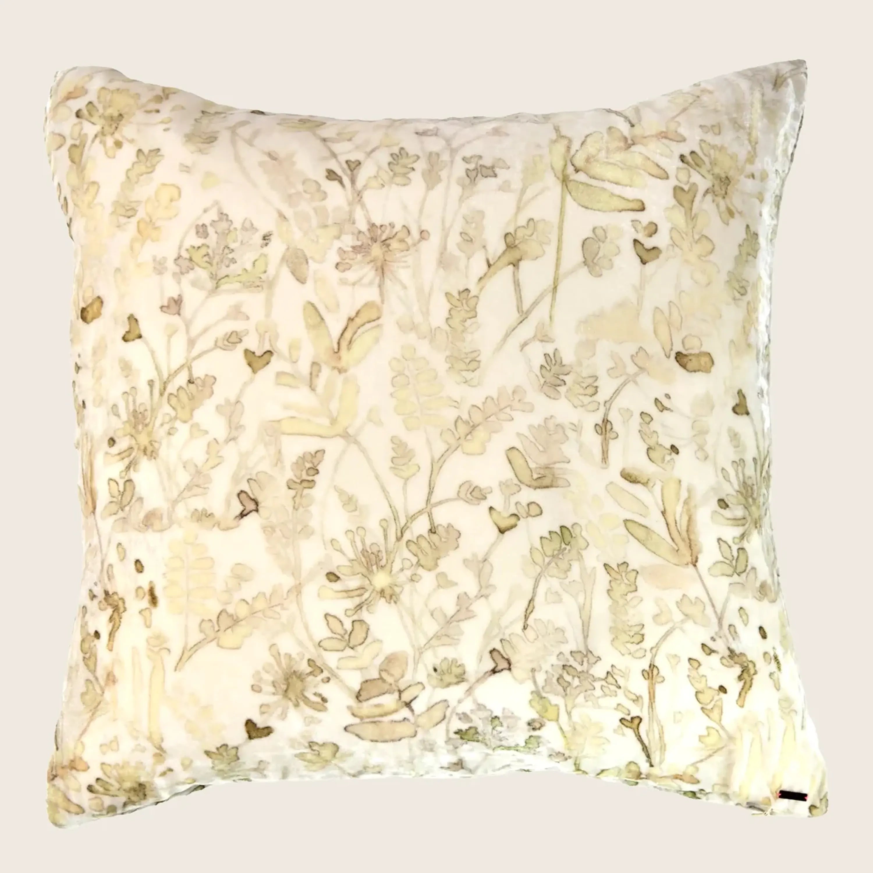 Ghost Print Silk Samt Kissen