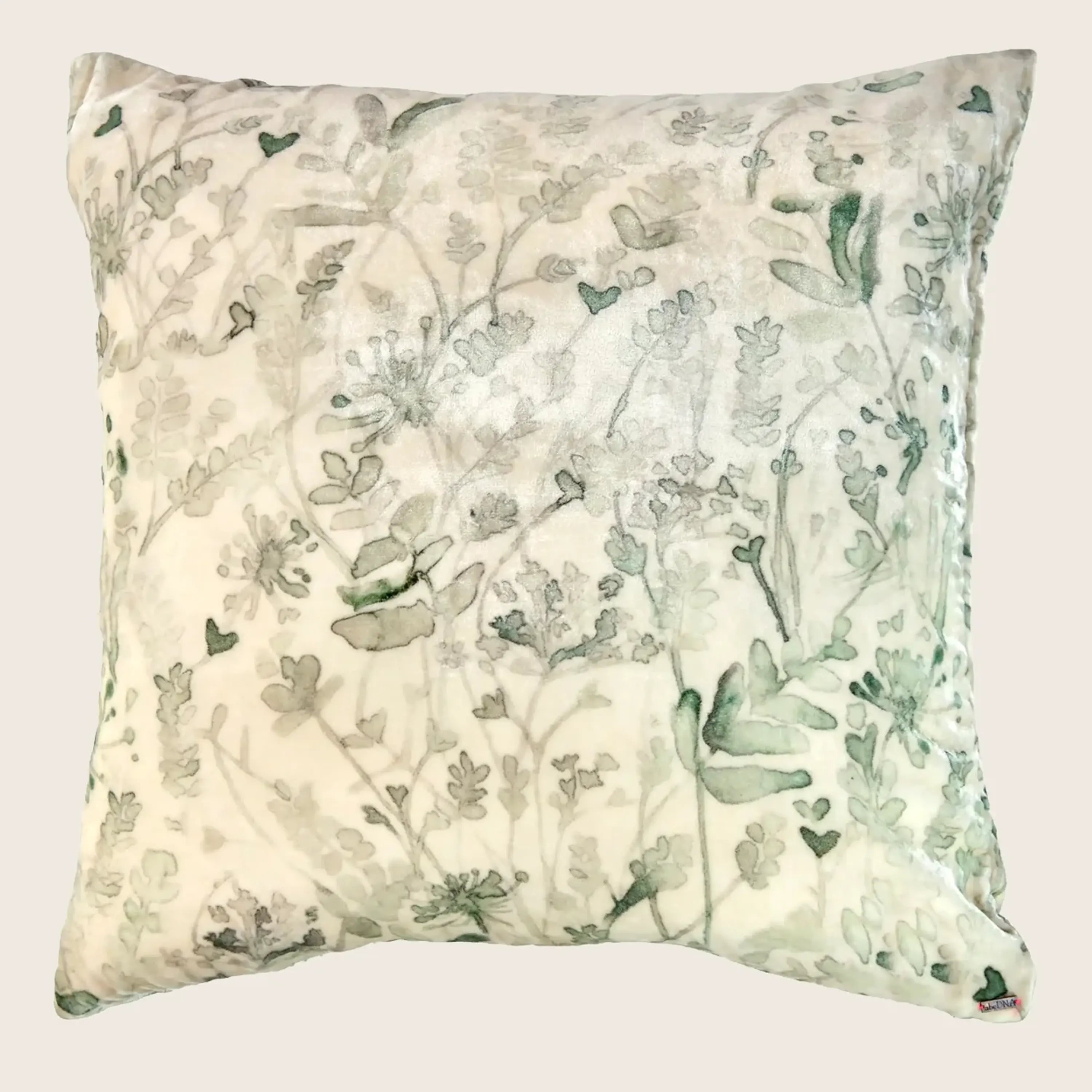 Ghost Print Silk Samt Kissen