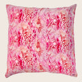 Ghost Print Silk Samt Pillow Blush Marigold