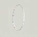Wavy Stepping Stone Bangle, Rubinrot