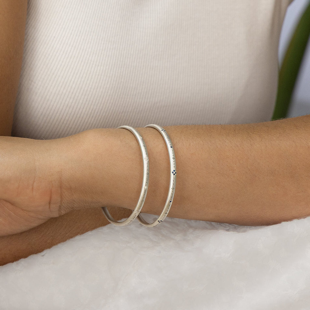 Vier-Sterne-Nostalgie-Bangle, Diamant