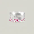 Wide Silber Band