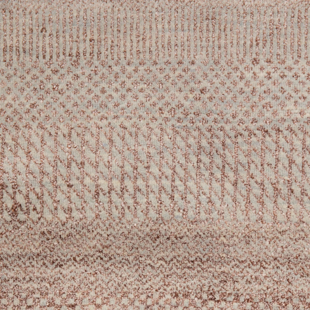 Lavendel Übergangs Indo Savannah Teppich aus Wolle und Kunstseide - 8'1 x 12'3'