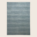 Denim Übergangs Indo Savannah Teppich aus Wolle und Kunstseide - 10' x 14'1'