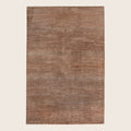 Braun Transitional Indo Savannah Teppich aus Wolle und Kunstseide - 6'1' x 9'1''