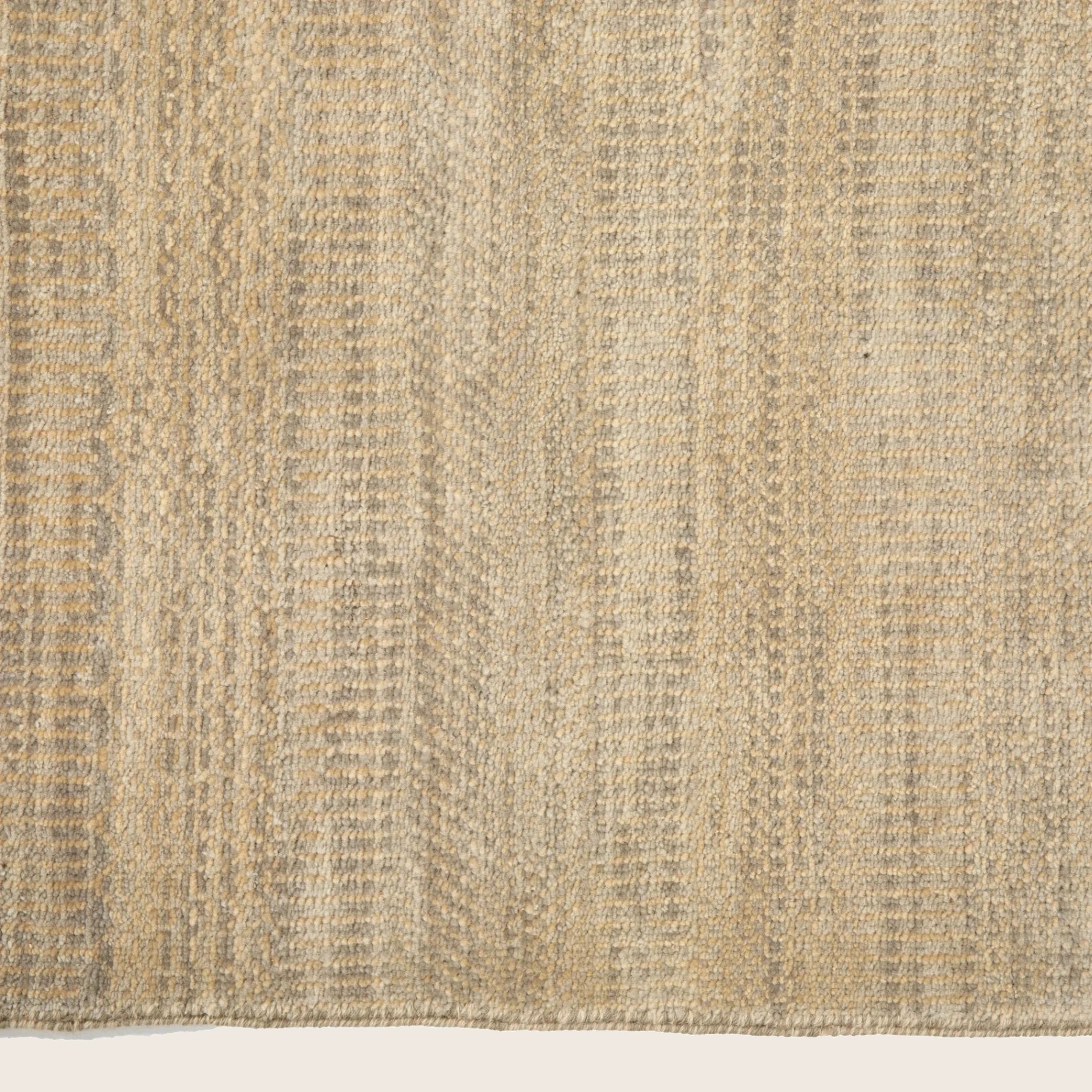 Braun Transitional Indo Savannah Teppich aus Wolle und Kunstseide - 6' x 9'6''