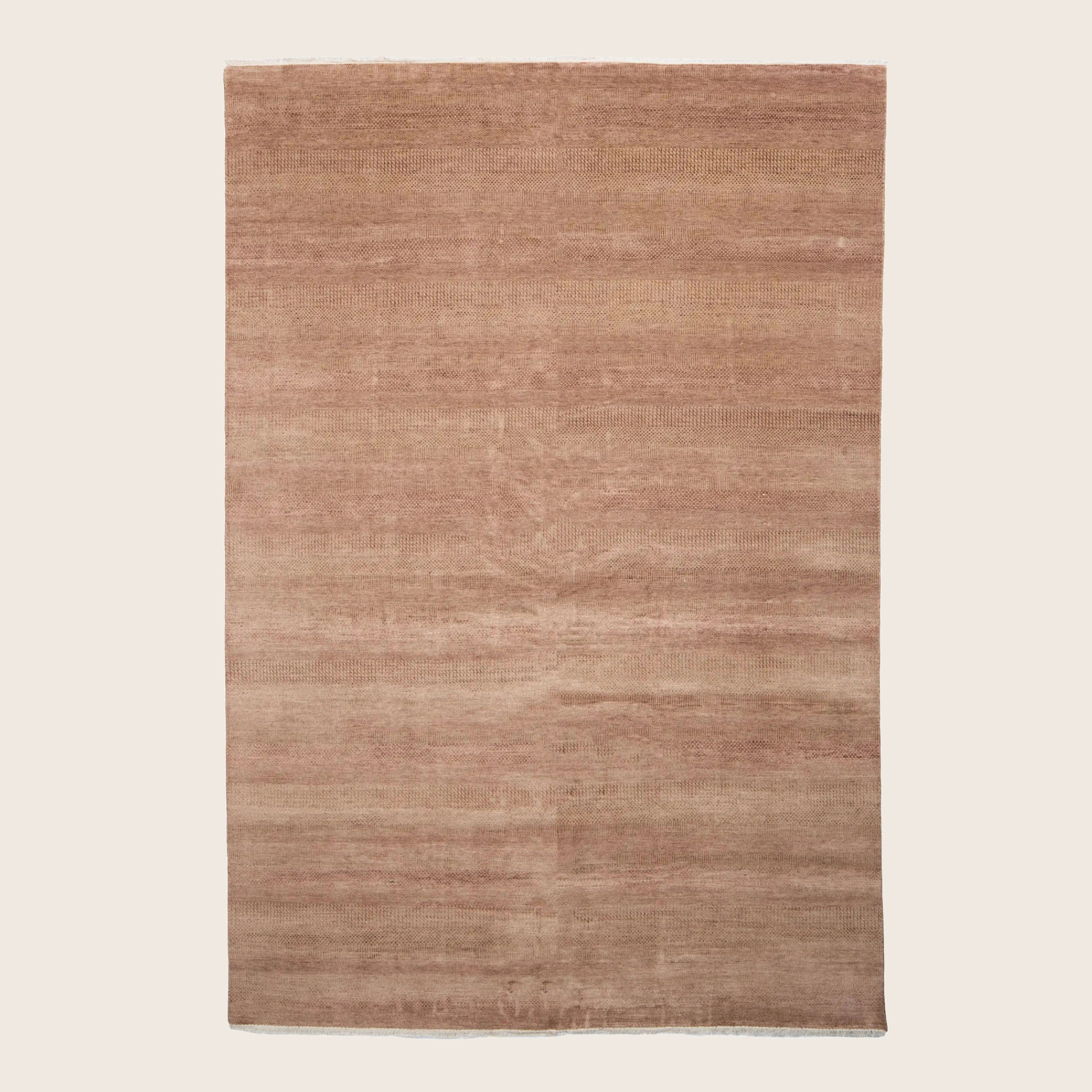 Rust Transitional Indo Savannah Teppich aus Wolle und Kunstseide - 9'1 x 14'2'