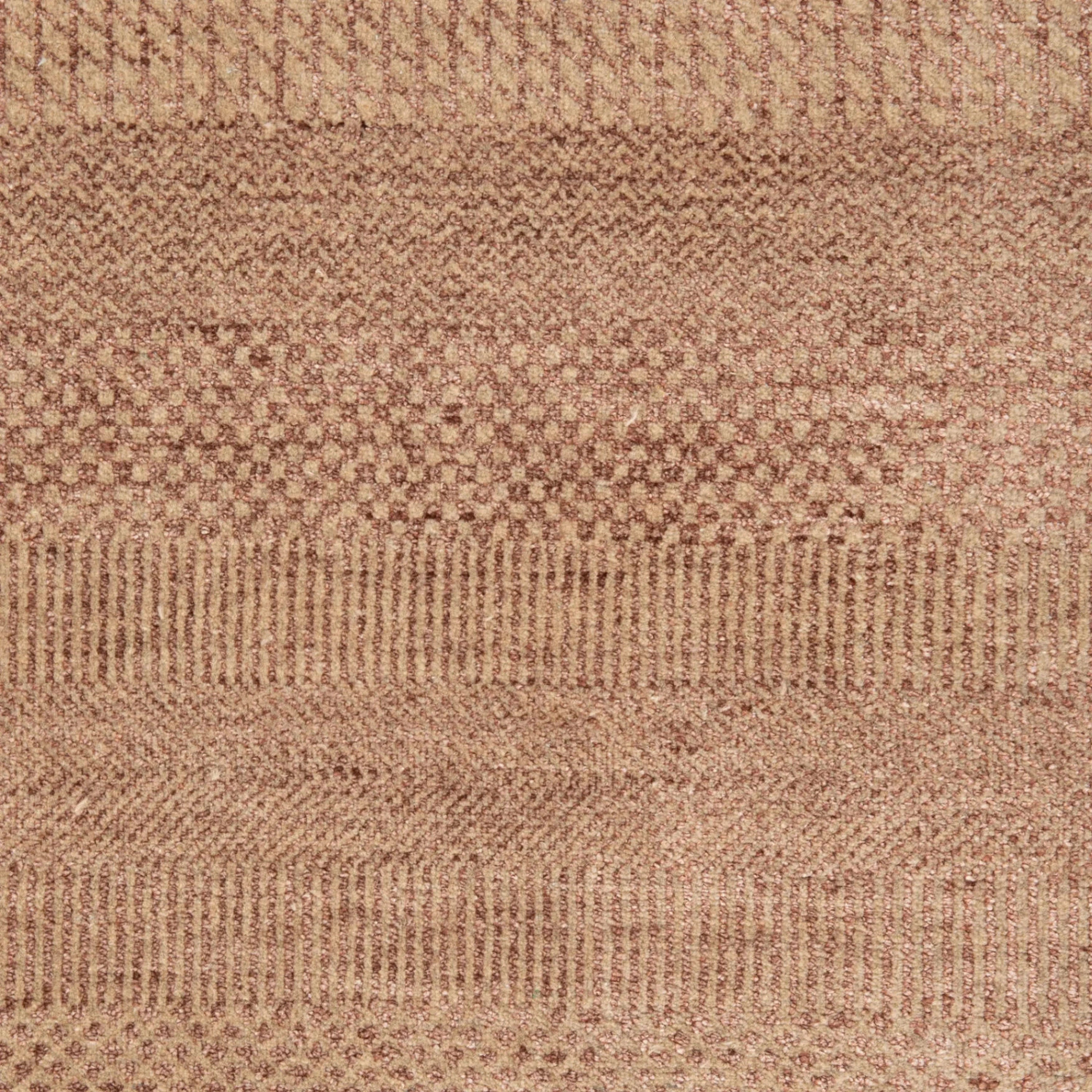 Rust Transitional Indo Savannah Teppich aus Wolle und Kunstseide - 9'1 x 14'2'