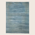 Denim Textured Indo Savannah Teppich aus Wolle und Kunstseide - 10'1' x 14'2'