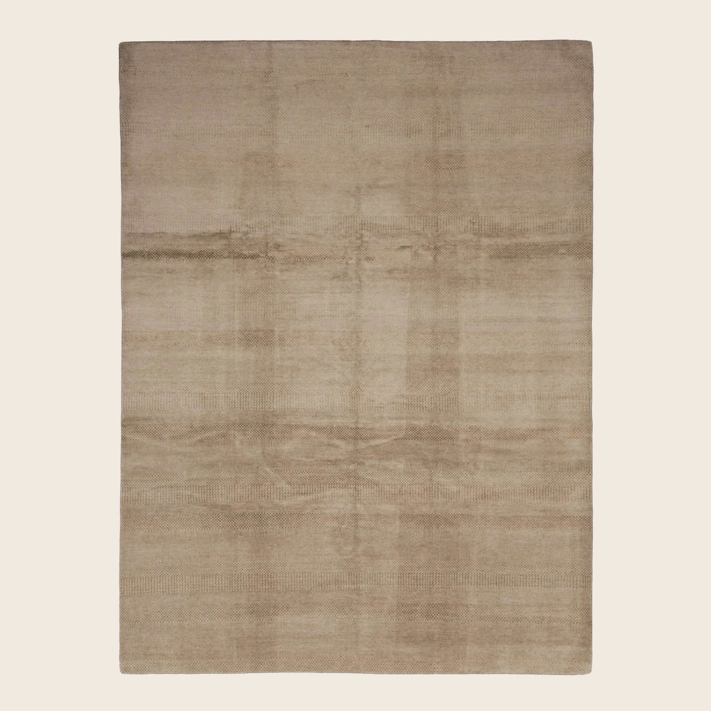 Camel Transitional Indo Savannah Teppich aus Wolle und Kunstseide - 9'2' x 12'2'