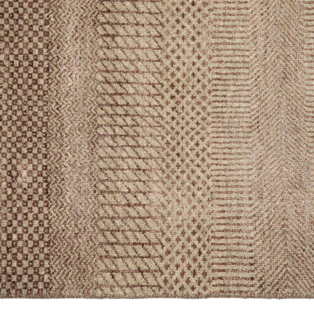 Camel Transitional Indo Savannah Teppich aus Wolle und Kunstseide - 9'2' x 12'2'