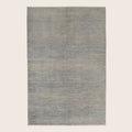 Blaue Übergangs Indo Savannah Wolle Seidenmischung Teppich - 6'1' x 9'2'