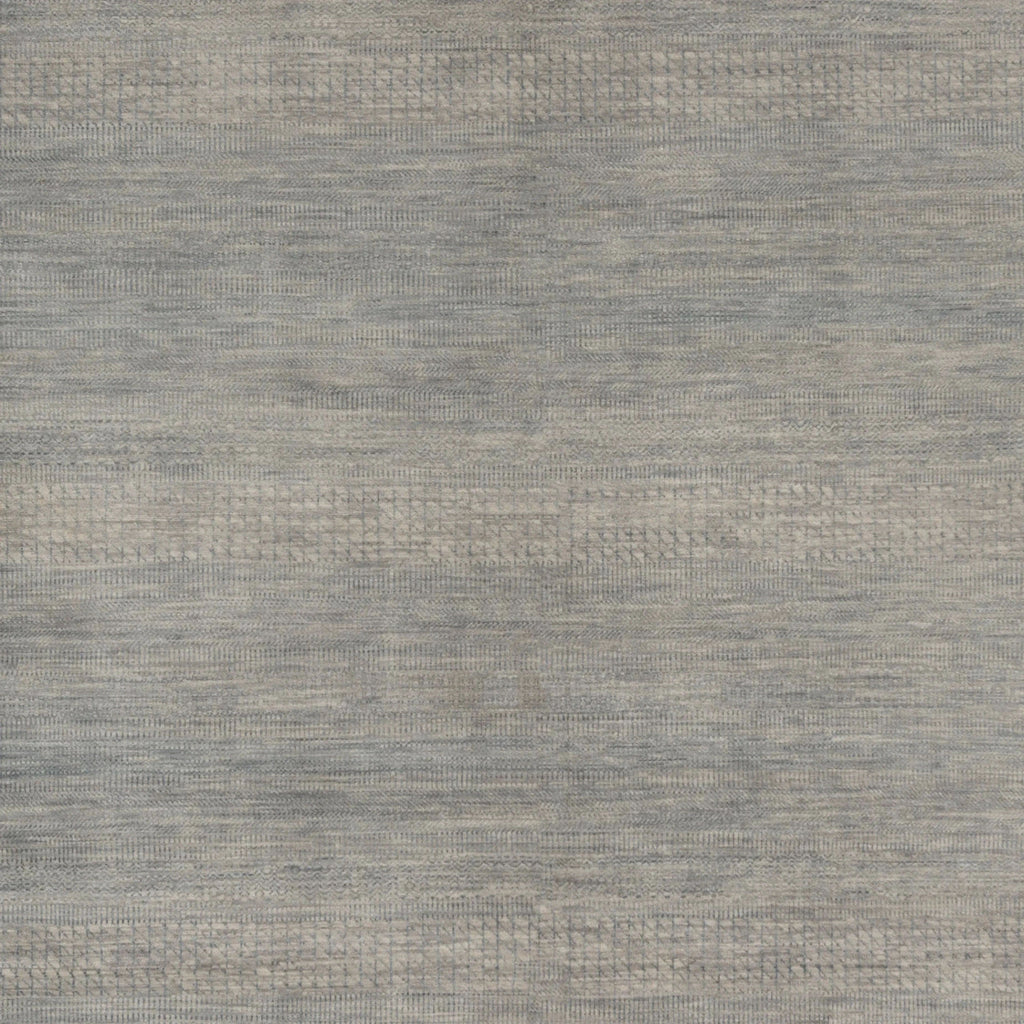 Blaue Übergangs Indo Savannah Wolle Seidenmischung Teppich - 6'1' x 9'2'
