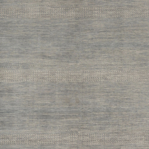 Blaue Übergangs Indo Savannah Wolle Seidenmischung Teppich - 6'1' x 9'2'