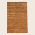 Braun Transitional Indo Savannah Teppich aus Wolle und Kunstseide - 5'7' x 8'4''