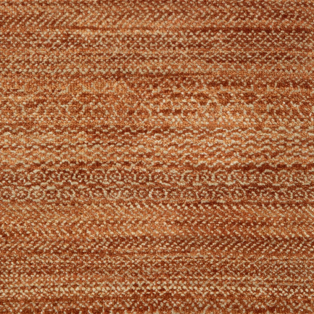 Braun Transitional Indo Savannah Teppich aus Wolle und Kunstseide - 5'7' x 8'4''