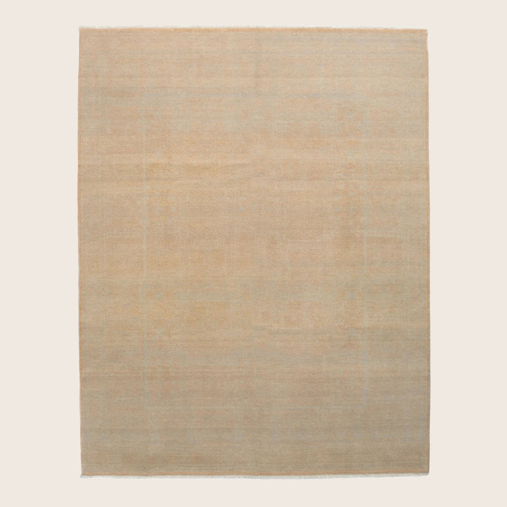 Natürliche Übergangs Indo Savannah Wolle Seidenmischung Teppich - 8'2' x 10'3'