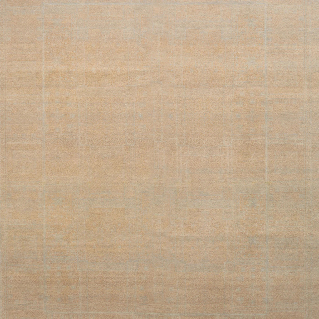Natürliche Übergangs Indo Savannah Wolle Seidenmischung Teppich - 8'2' x 10'3'