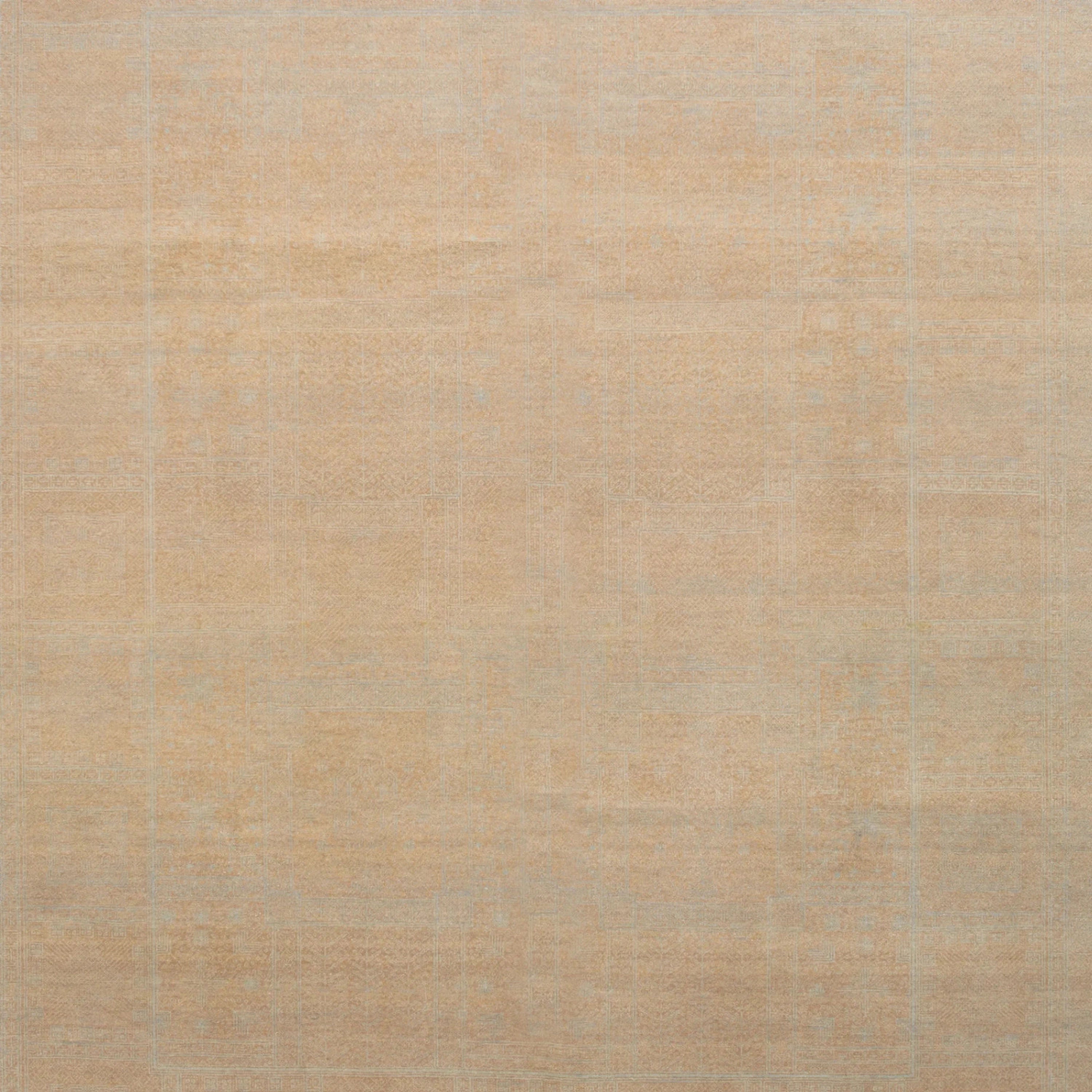 Natürliche Übergangs Indo Savannah Wolle Seidenmischung Teppich - 8'2' x 10'3'
