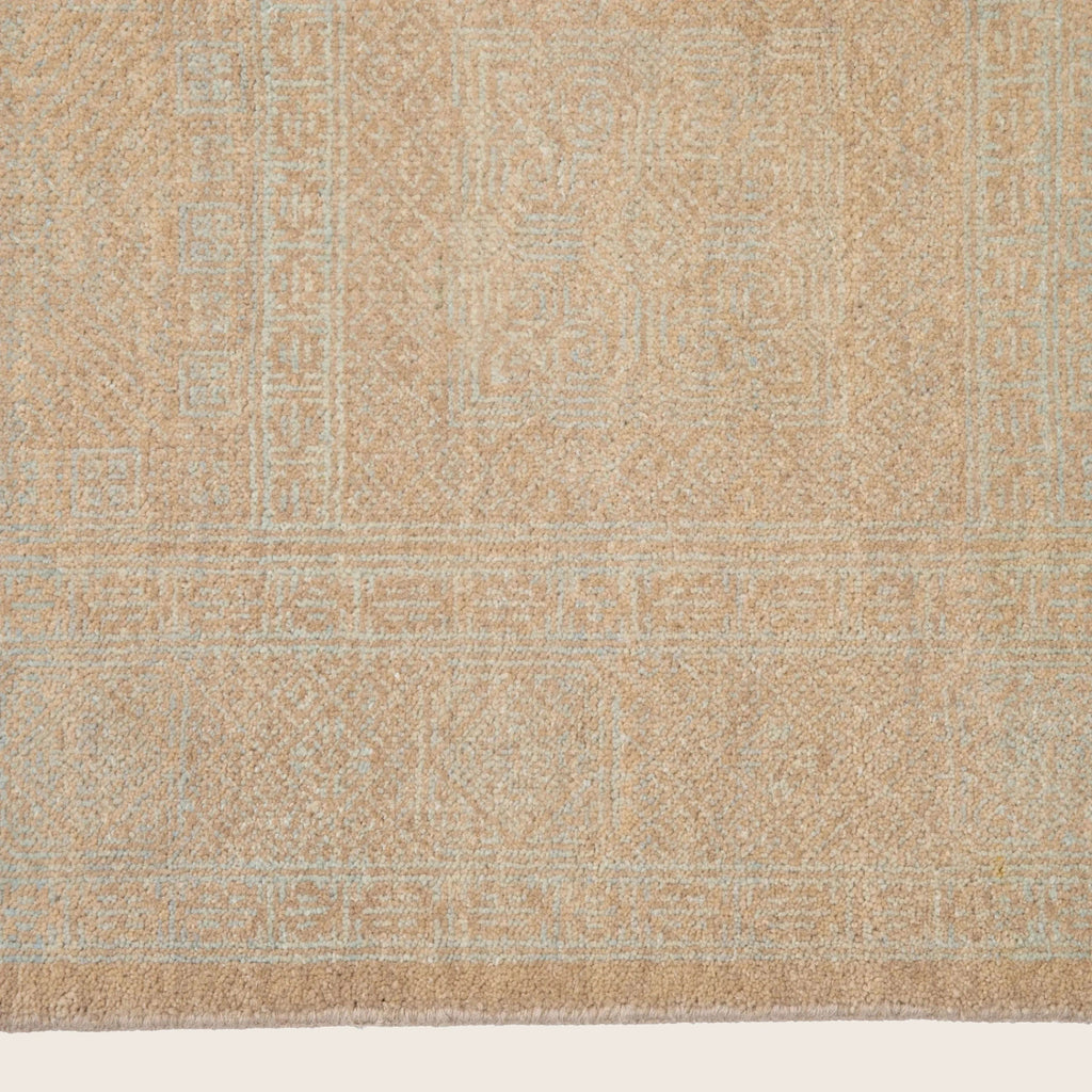 Natürliche Übergangs Indo Savannah Wolle Seidenmischung Teppich - 8'2' x 10'3'