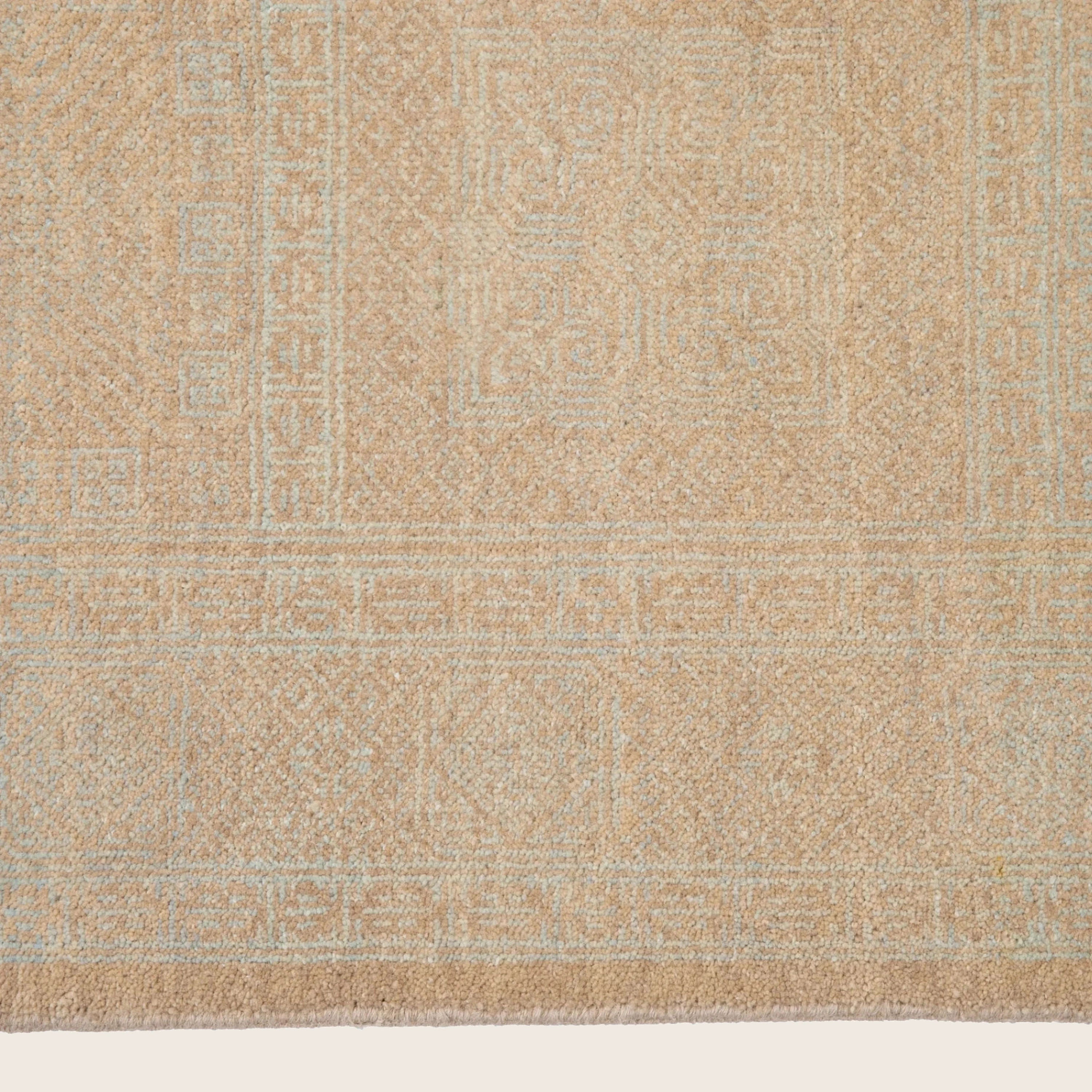 Natürliche Übergangs Indo Savannah Wolle Seidenmischung Teppich - 8'2' x 10'3'