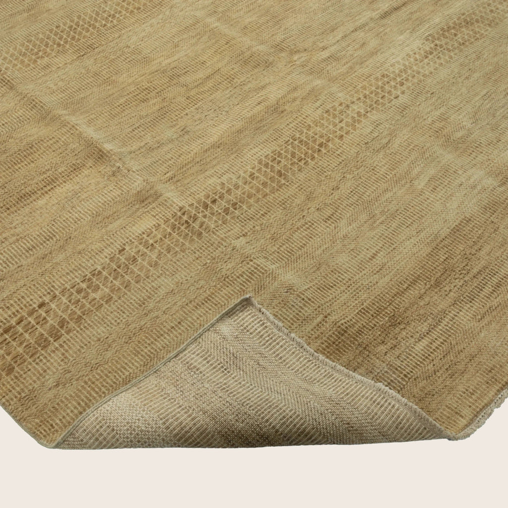 Camel Transitional Indo Savannah Teppich aus Wolle und Kunstseide - 8' x 10'1'