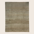 Braun Transitional Indo Savannah Teppich aus Wolle und Kunstseide - 8' x 10''