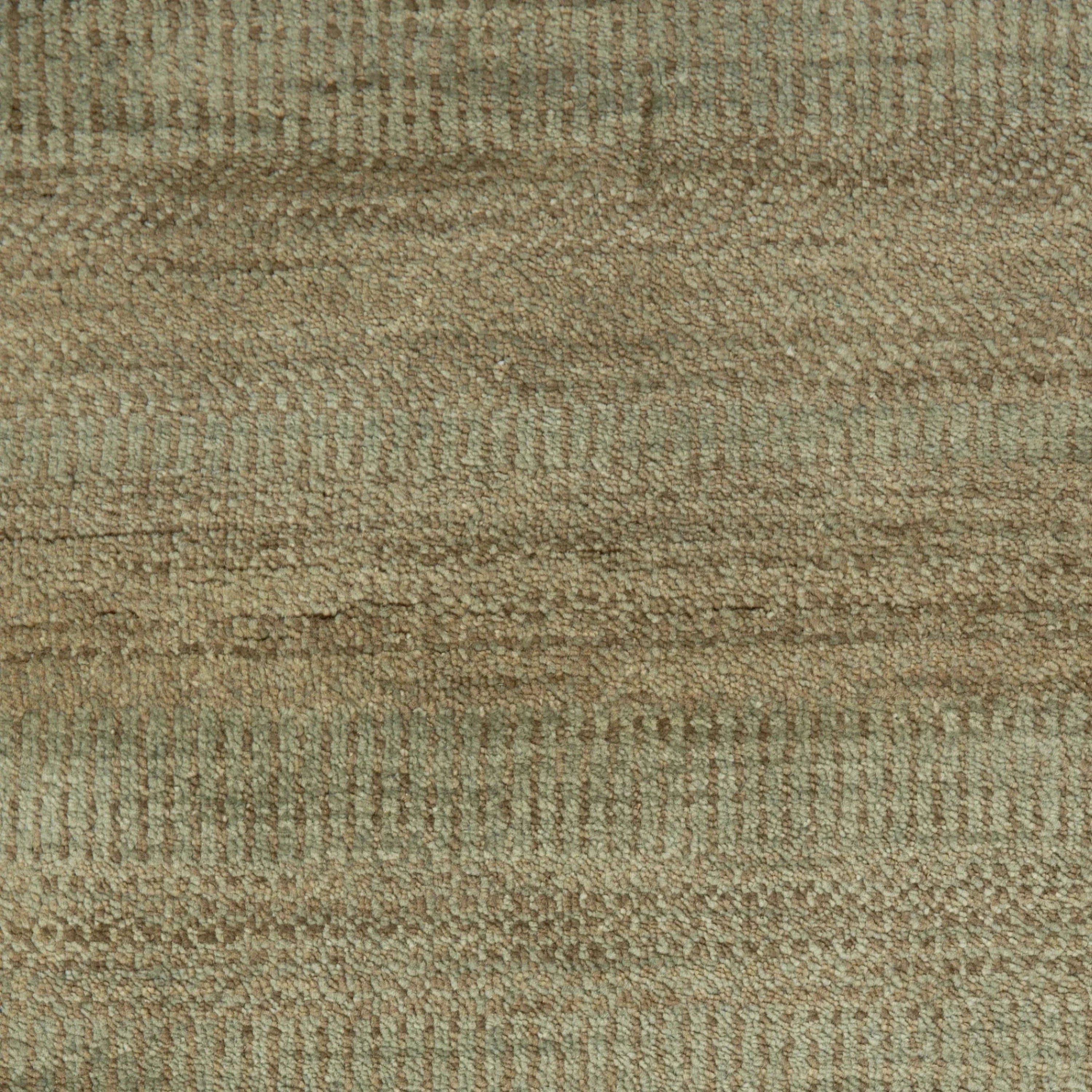 Braun Transitional Indo Savannah Teppich aus Wolle und Kunstseide - 8' x 10''