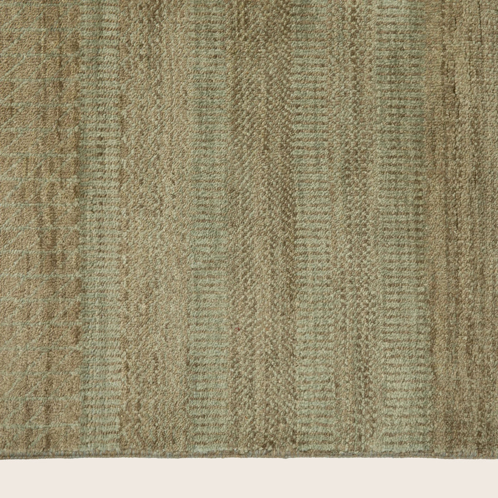 Braun Transitional Indo Savannah Teppich aus Wolle und Kunstseide - 8' x 10''
