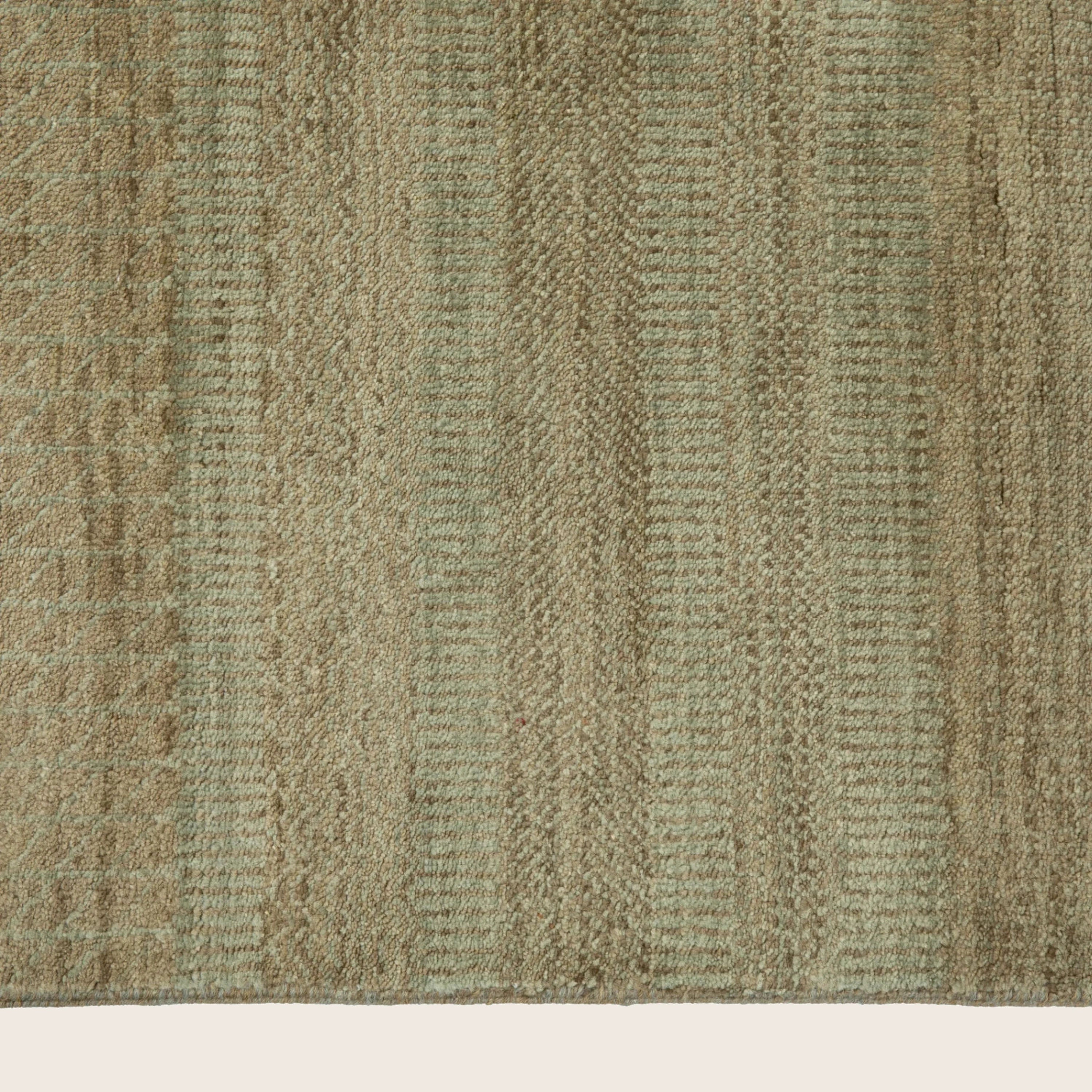 Braun Transitional Indo Savannah Teppich aus Wolle und Kunstseide - 8' x 10''