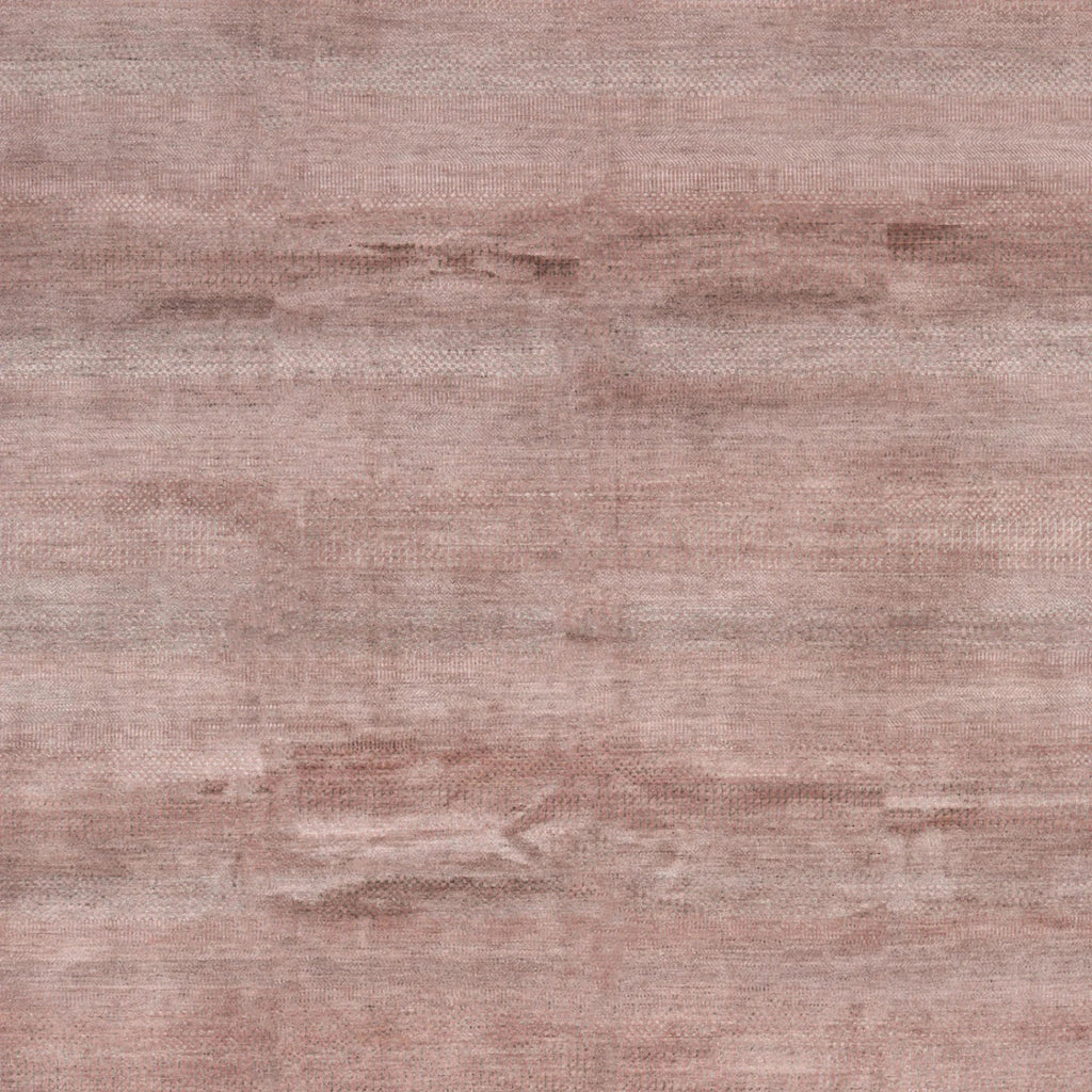 Hellrosa Übergangs Indo Savannah Wolle Seidenmischung Teppich - 8'1' x 10'3'