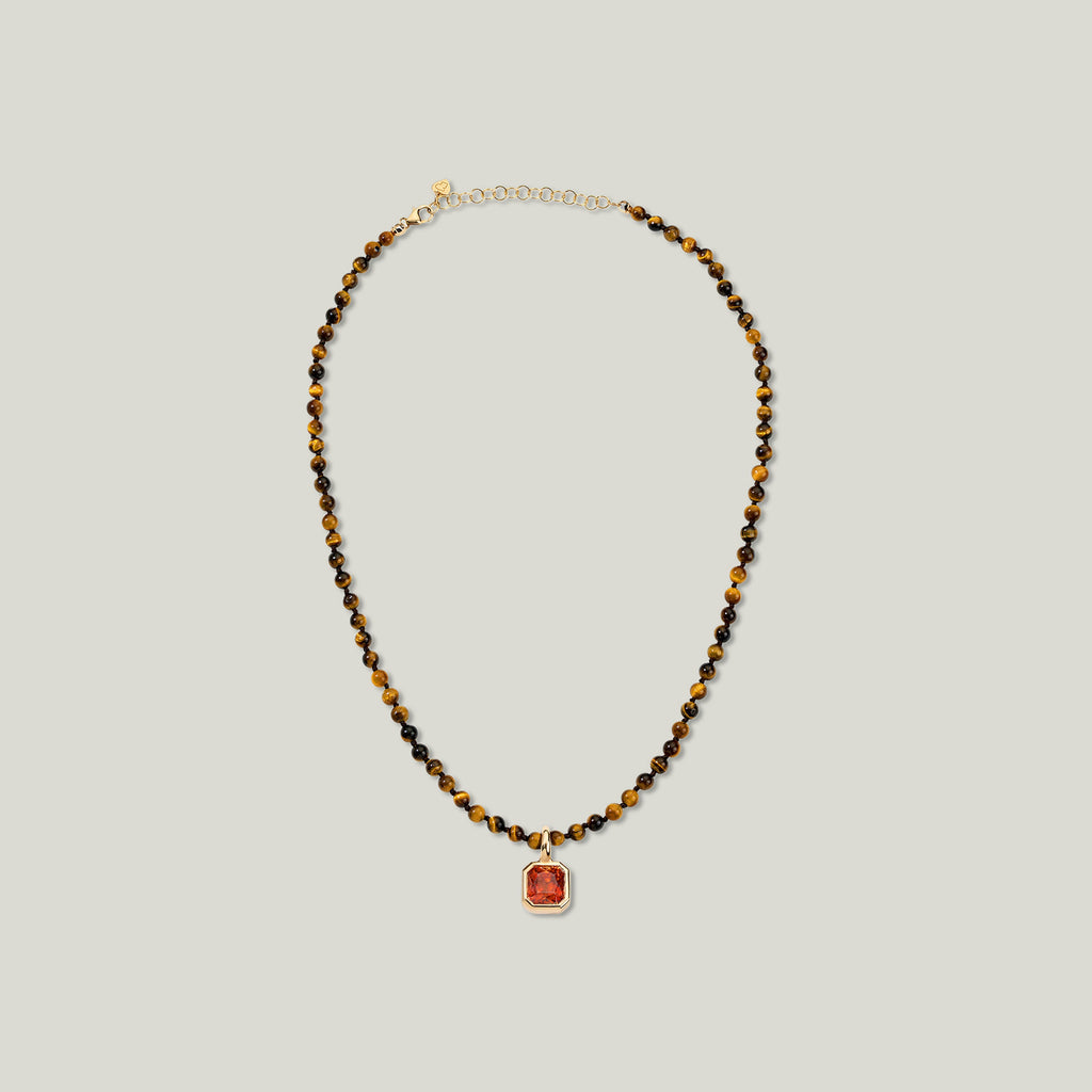 Candy Bead Halskette mit Tiger's Eye