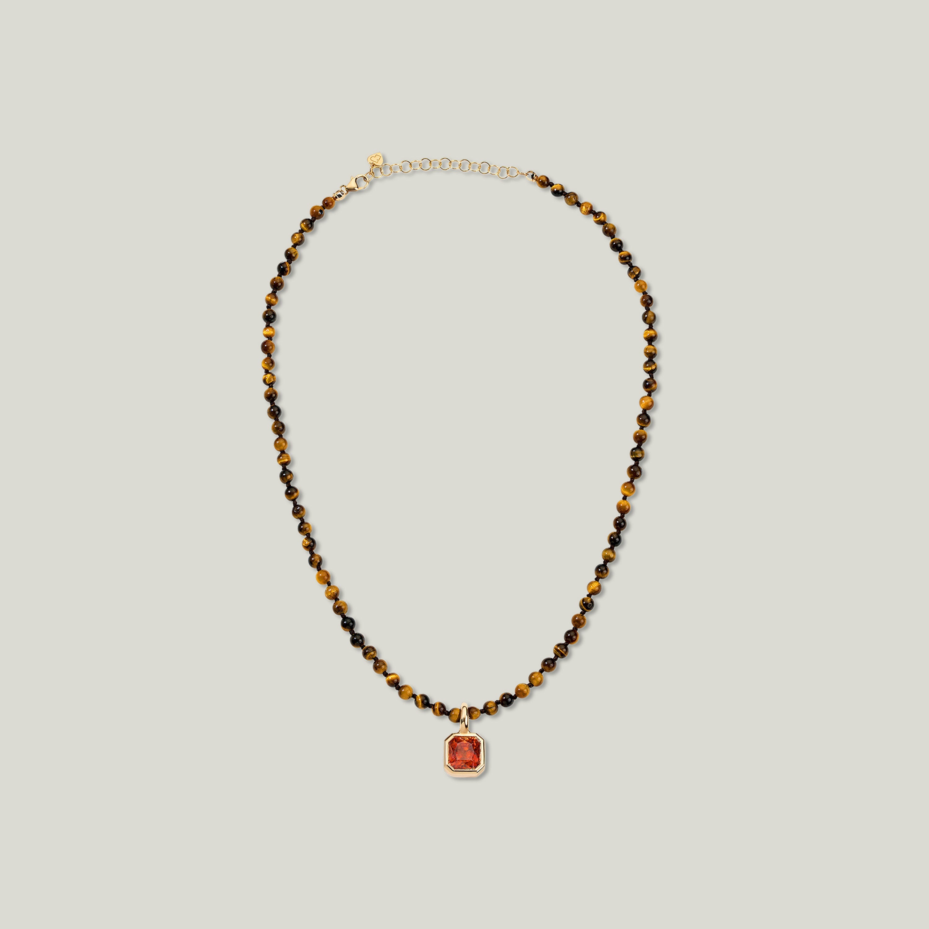 Candy Bead Halskette mit Tiger's Eye