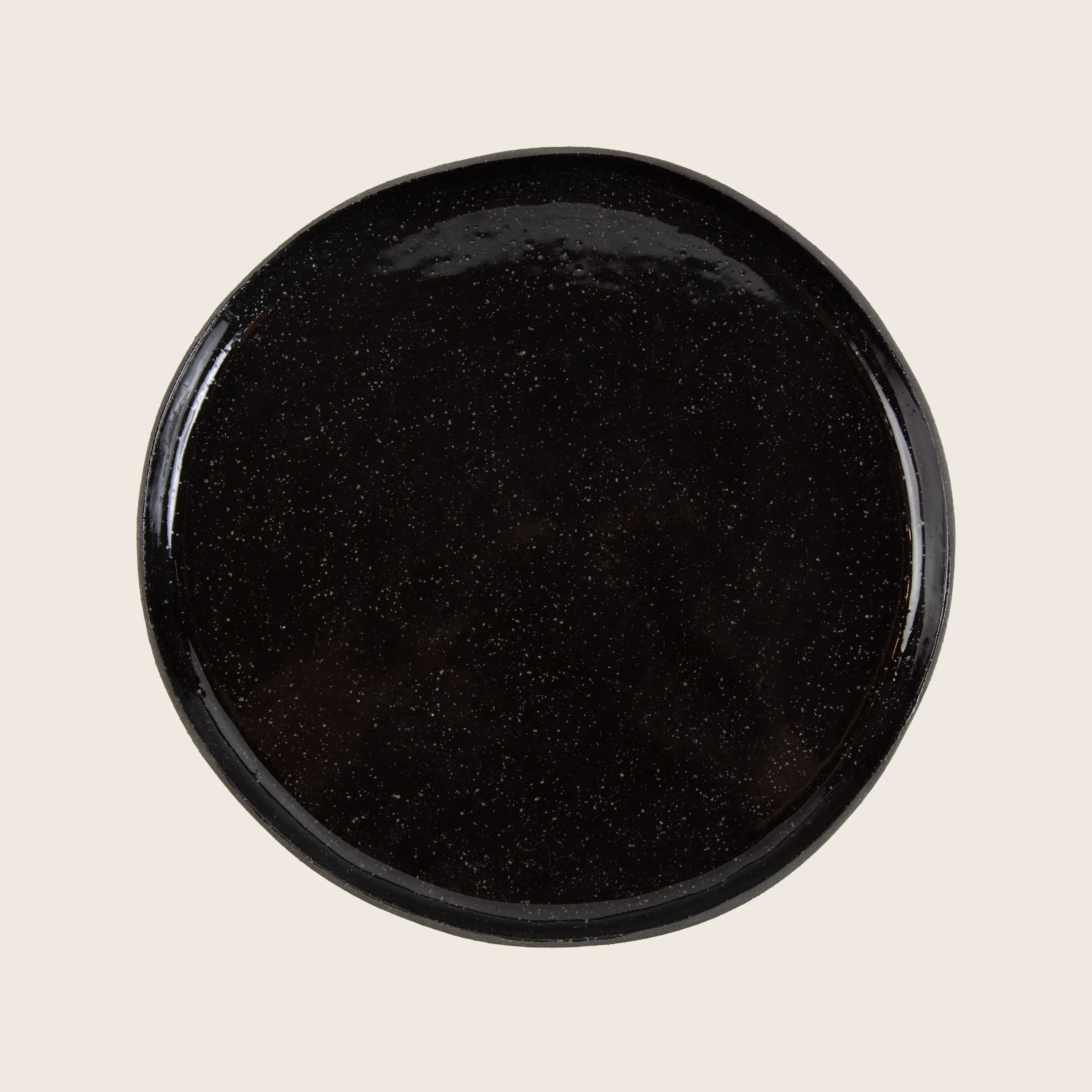 Speckled Stoneware Dinner Platte