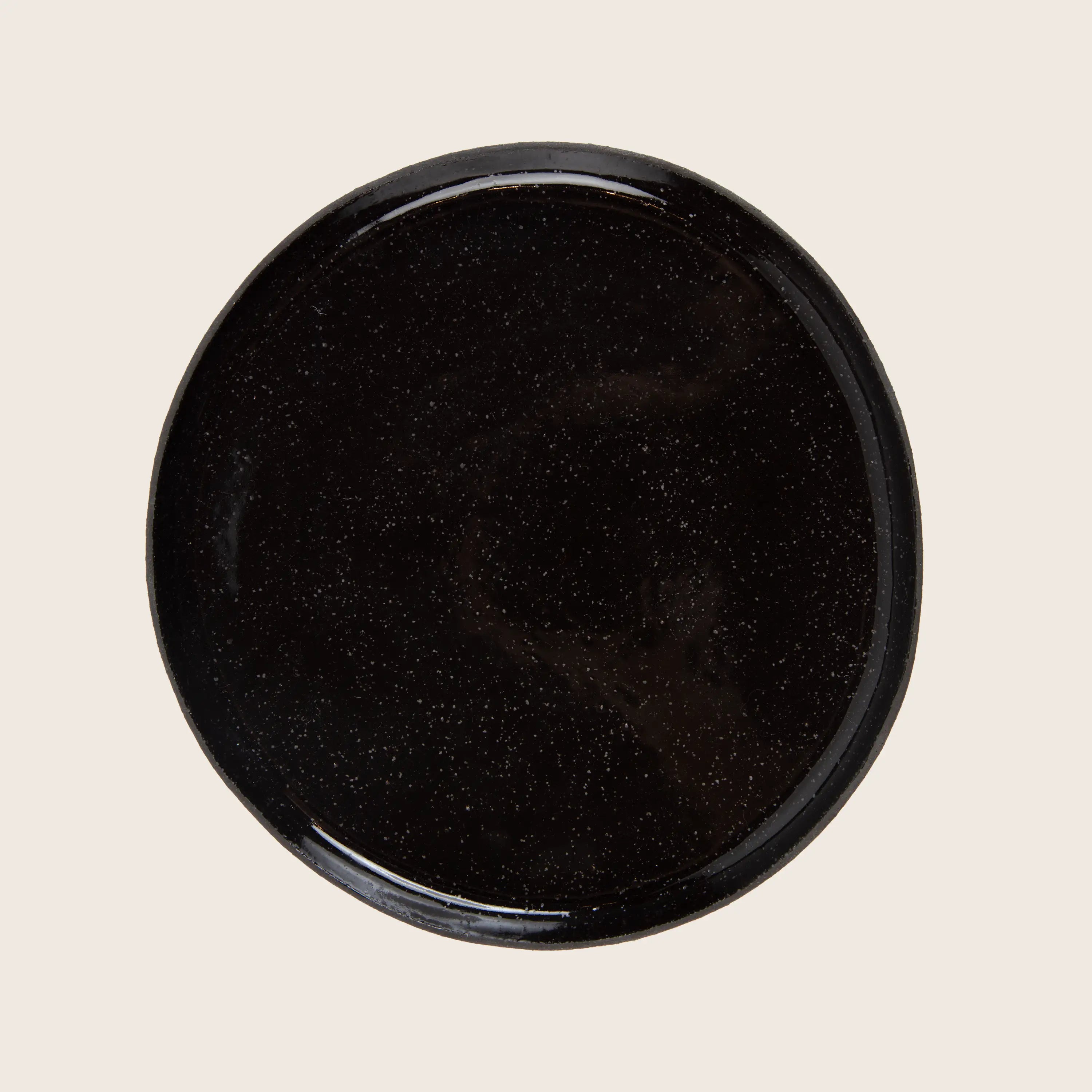 Speckled Stoneware Dessert Platte