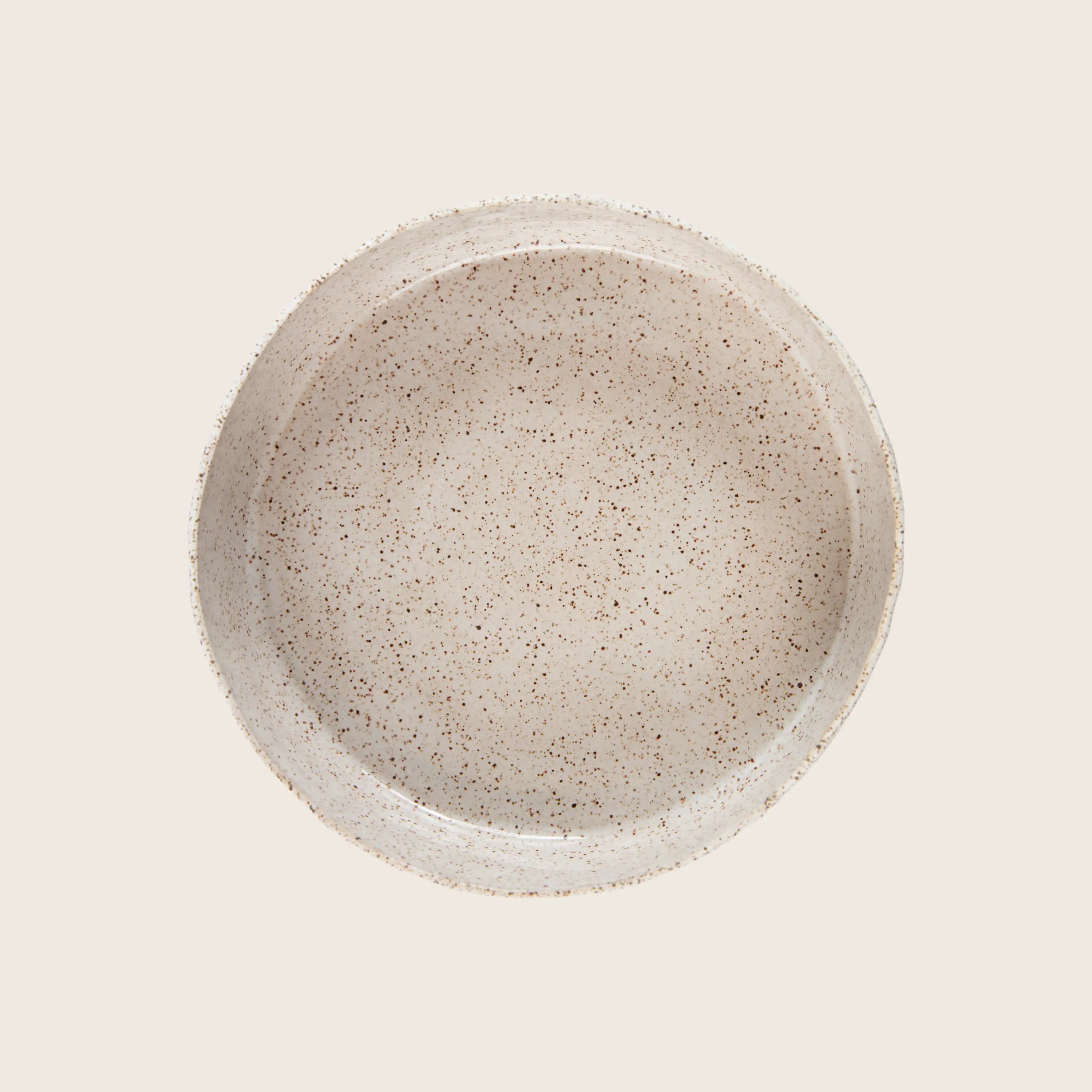 Speckled Stoneware Pasta Bowl