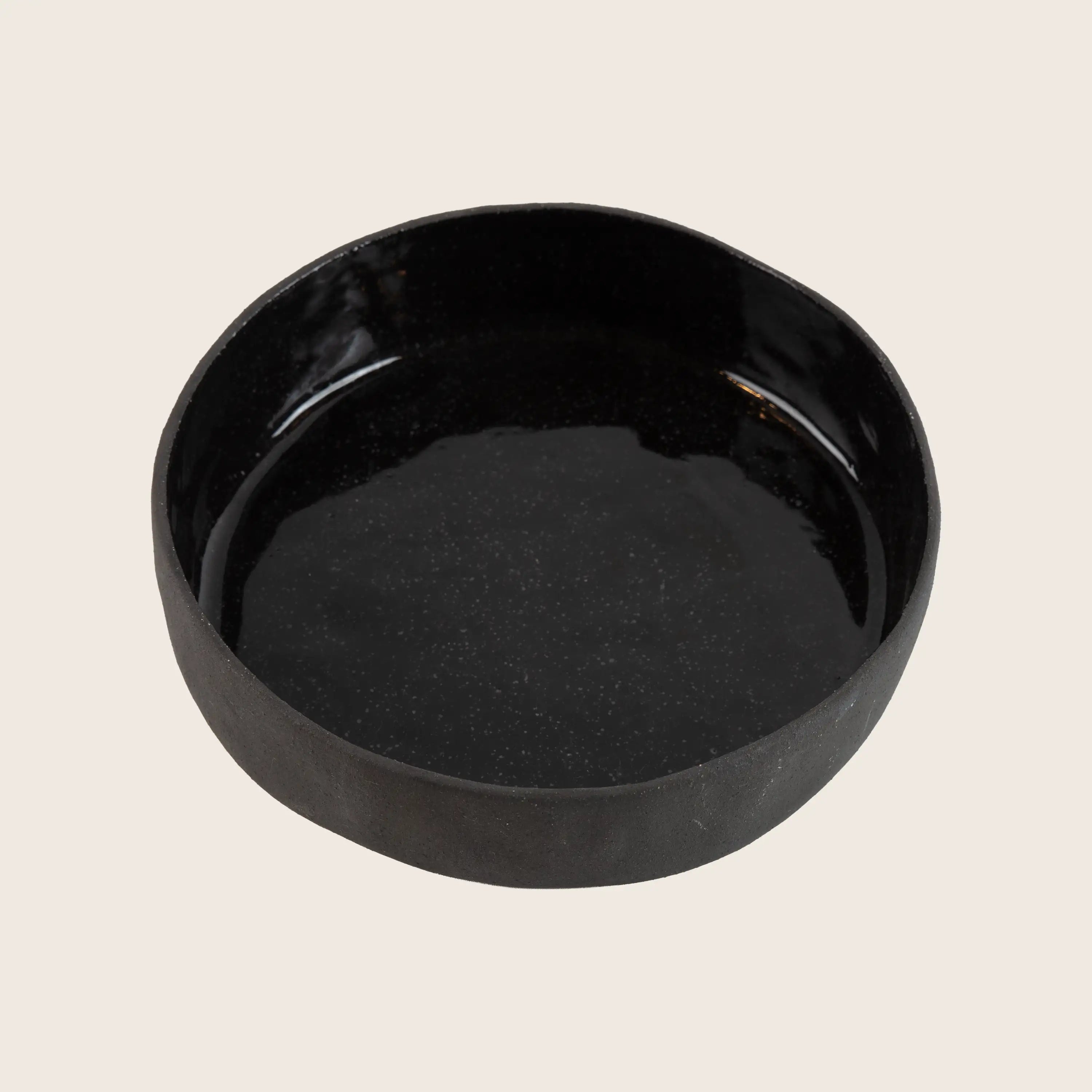 Speckled Stoneware Pasta Bowl