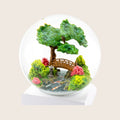 Japanischer Garten Schnee Globe