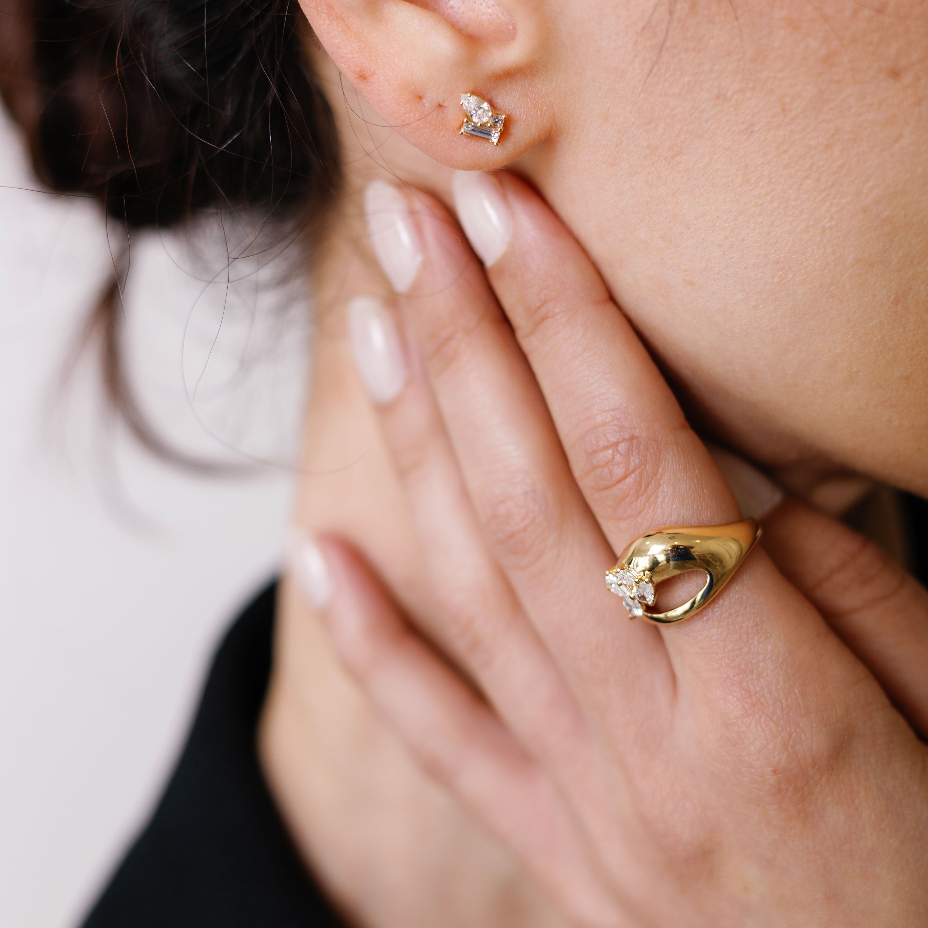 Open Trellis Dome Ring
