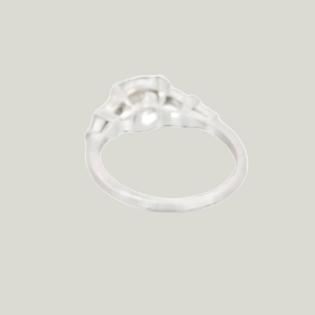 Antikes Platin 2,14 ct. Diamant-Verlobungsring