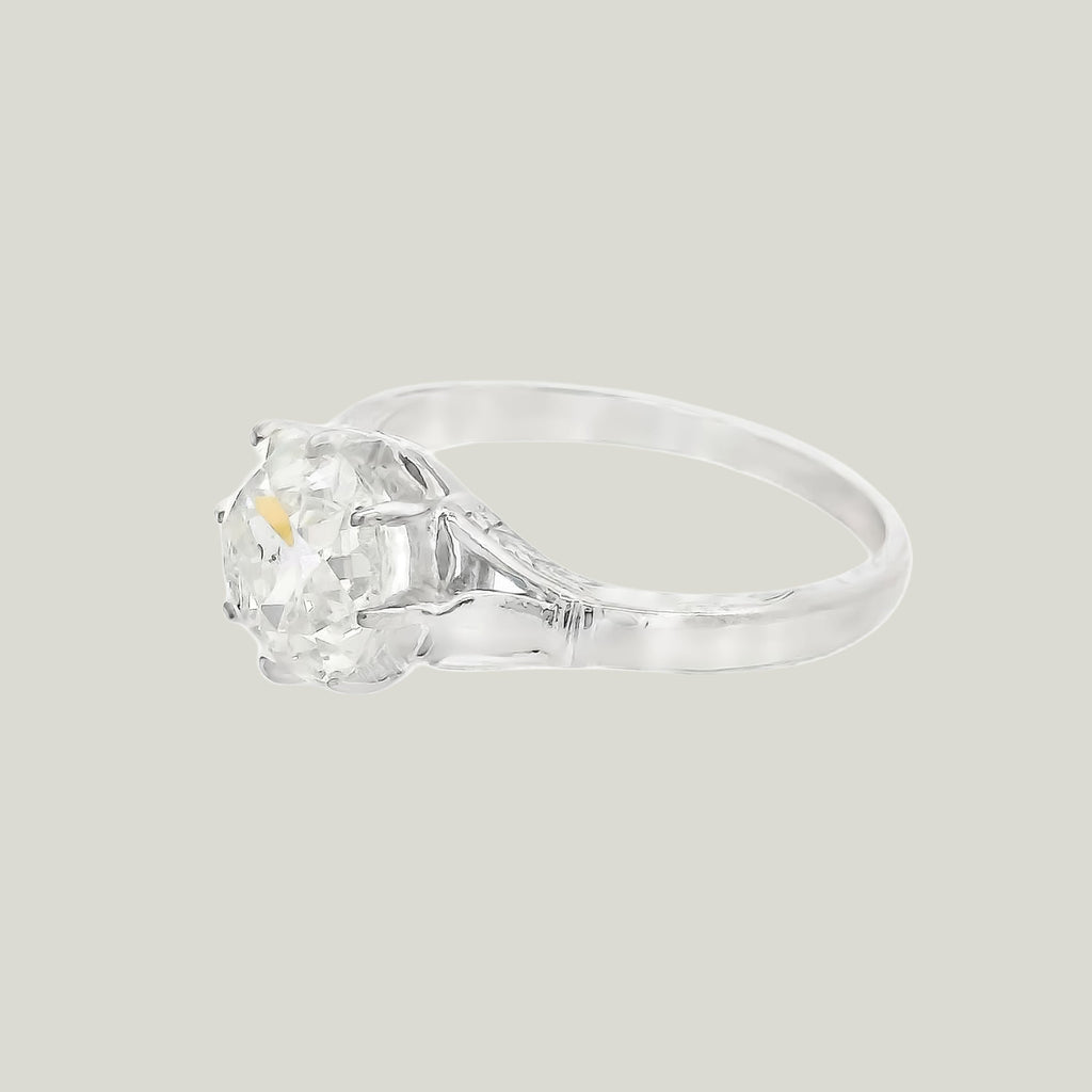 Platinum 2,54 ct. Diamant-Verlobungsring