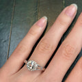 Platinum 2,54 ct. Diamant-Verlobungsring