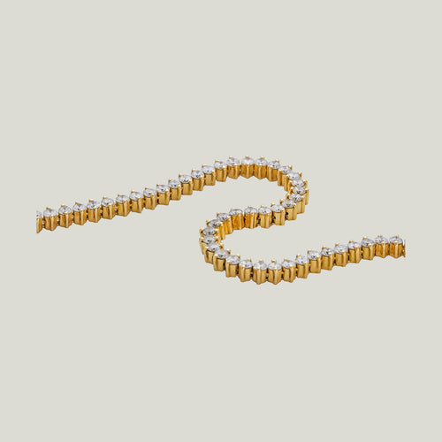 18K Gelbgold 3,34 ct. Diamond Tennis Armband