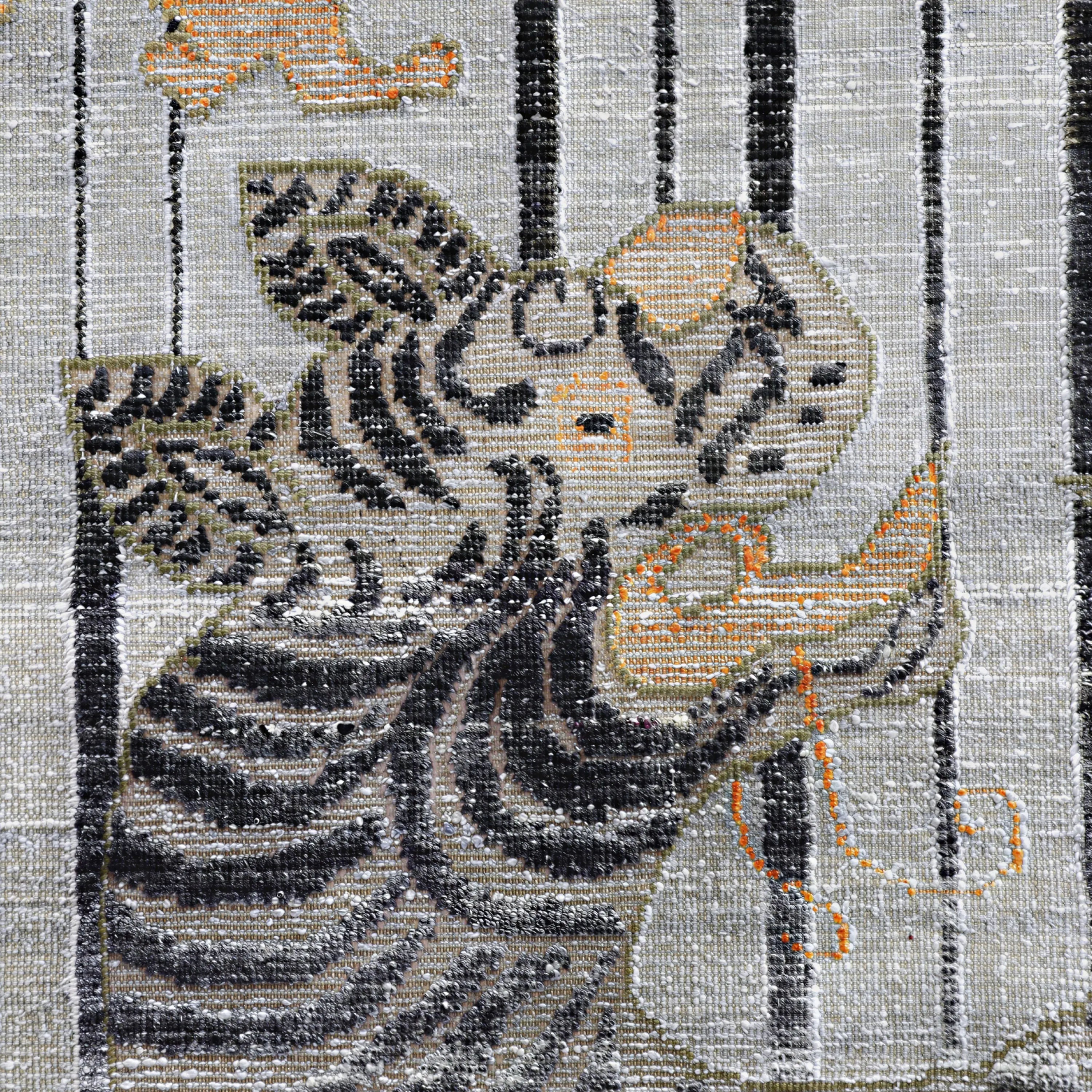 Graue Alchemie Übergangs Wolle Bettwäsche Mischgewebe-Teppich - 6'3' x 9'1'