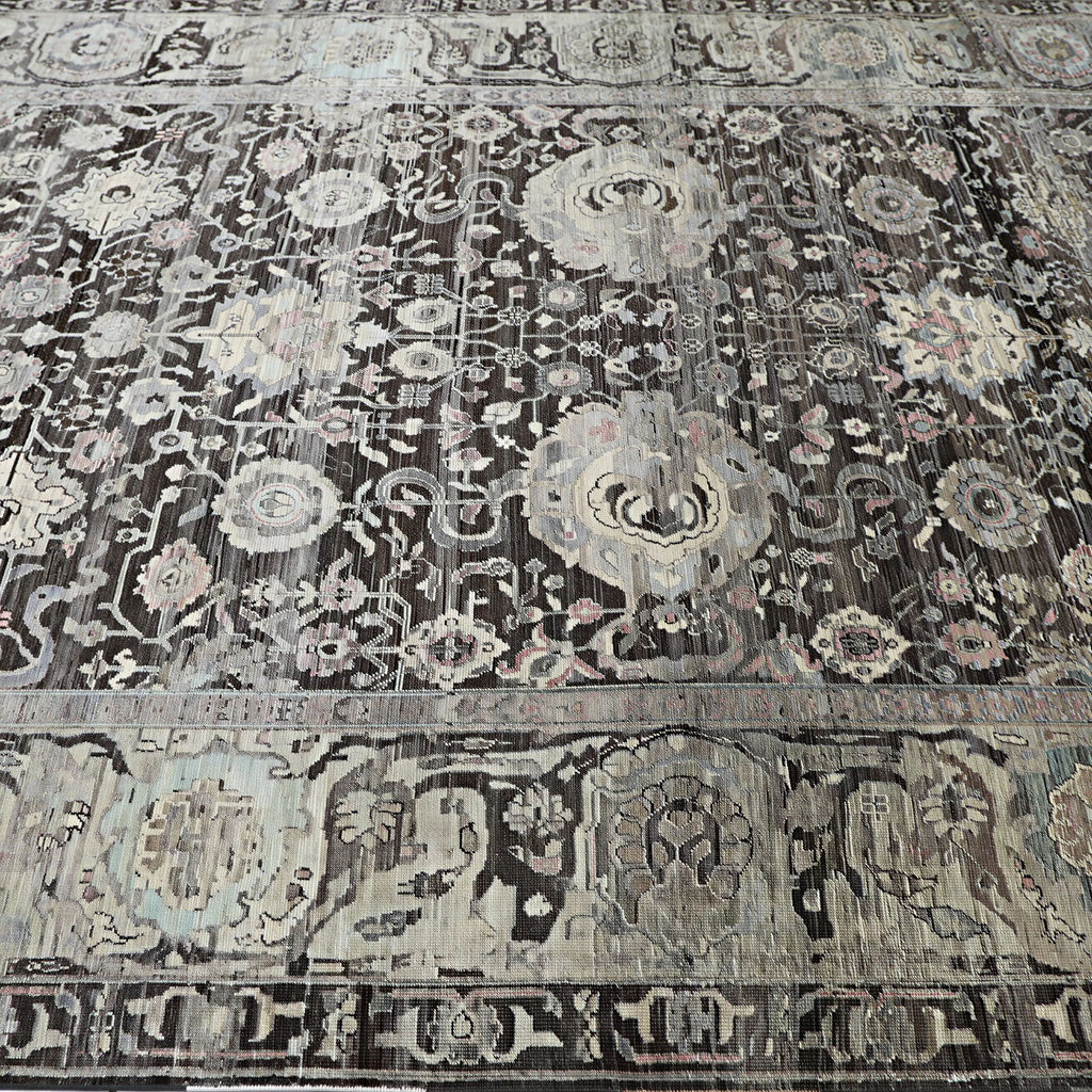 Braun Alchemy Traditioneller Wollteppich - 8'8' x 12'2'