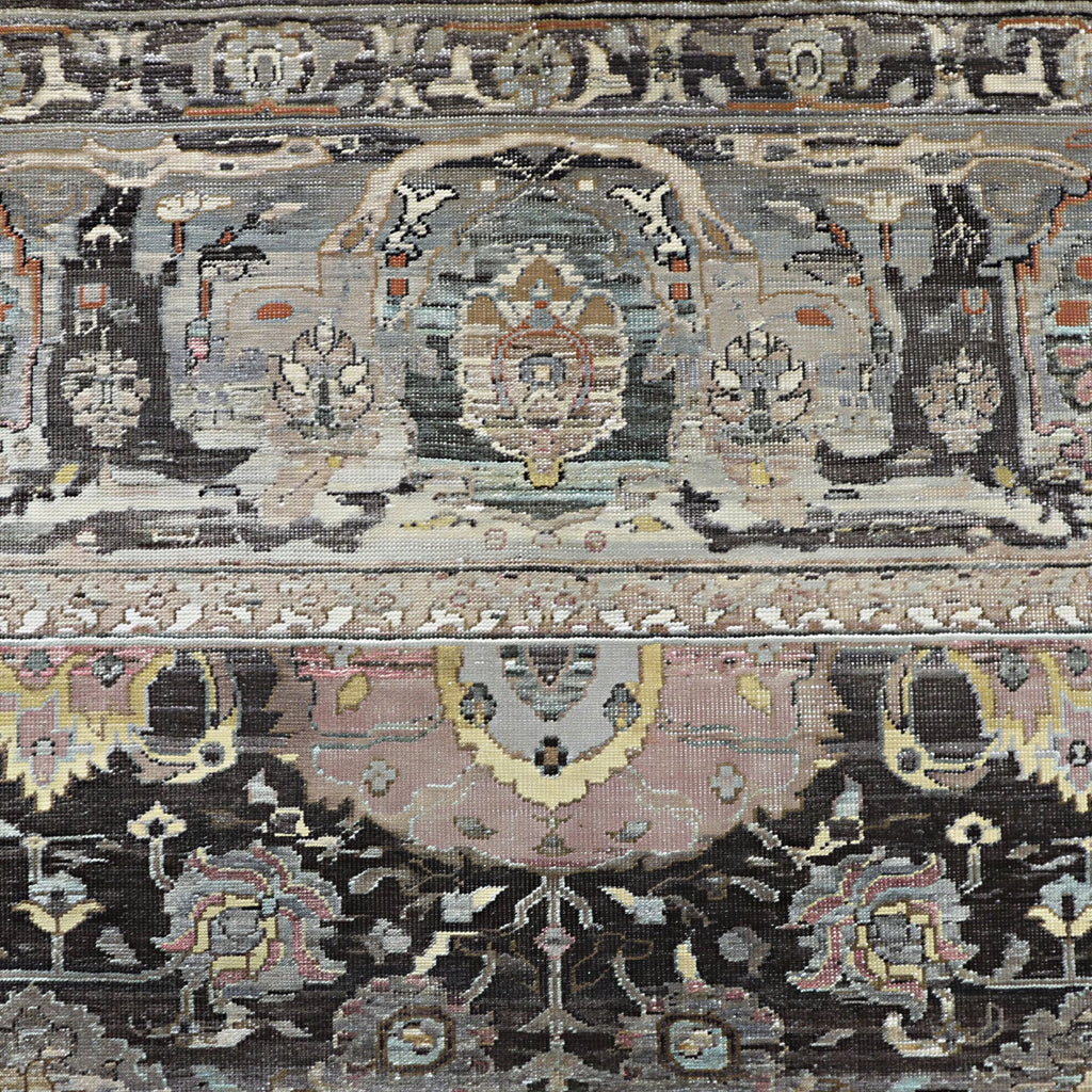 Braun Alchemy Traditioneller Wollteppich - 8'8' x 12'2'